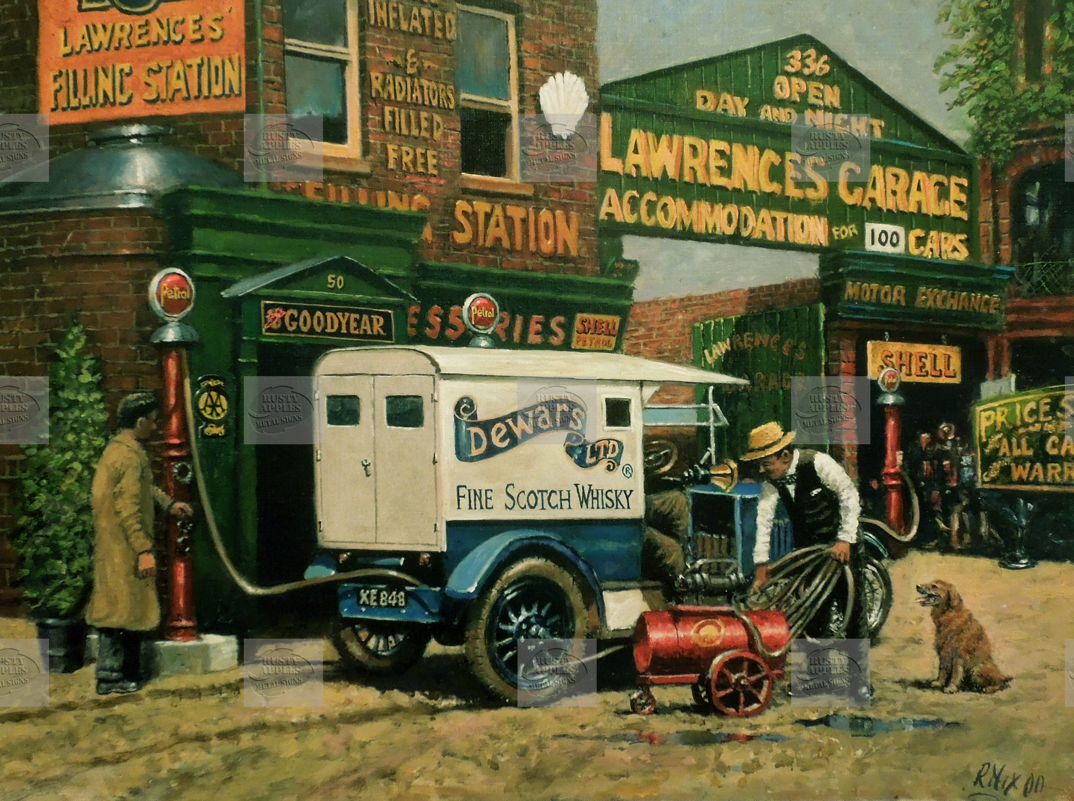 Lawrences Garage Brixham London 1924