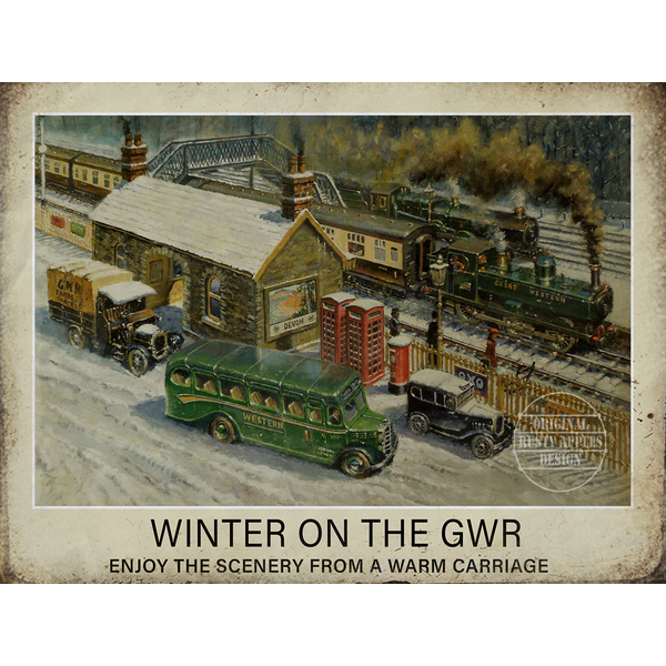 GWR Station Poster
