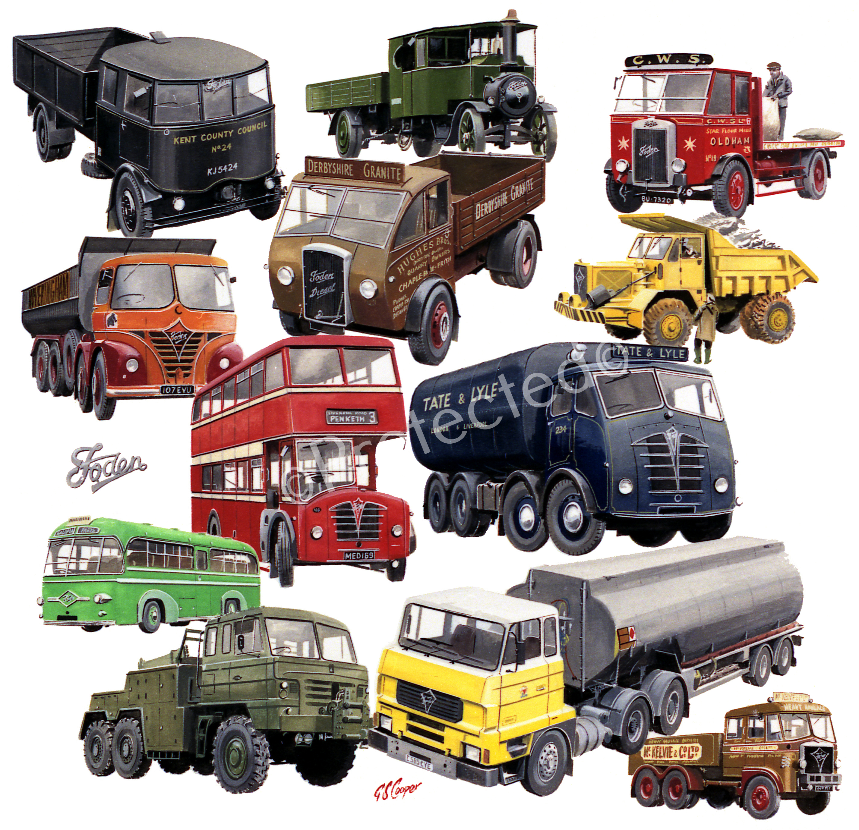 Foden Truck Montage