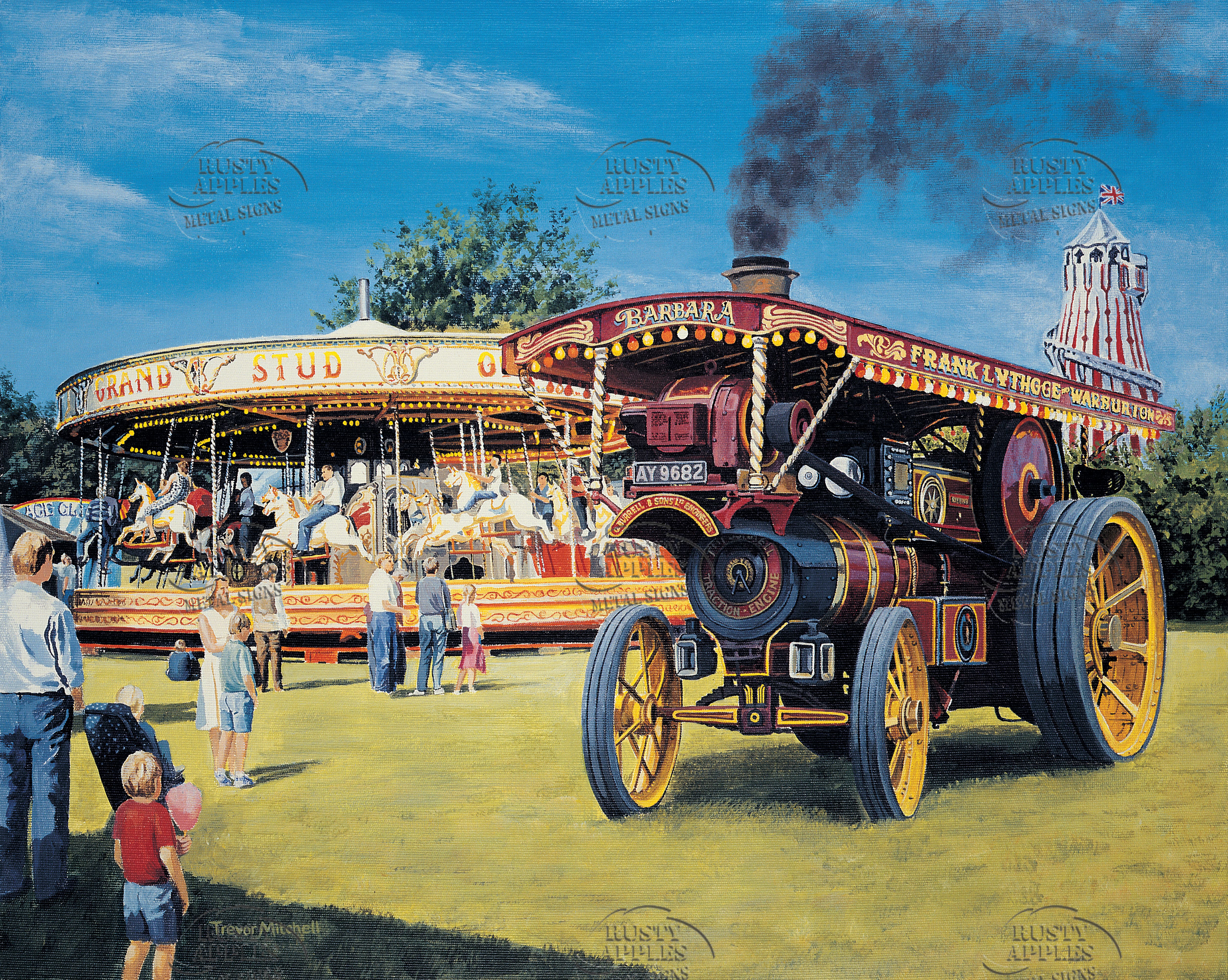 Burrell Showmans 1909 Fairground Locomotive