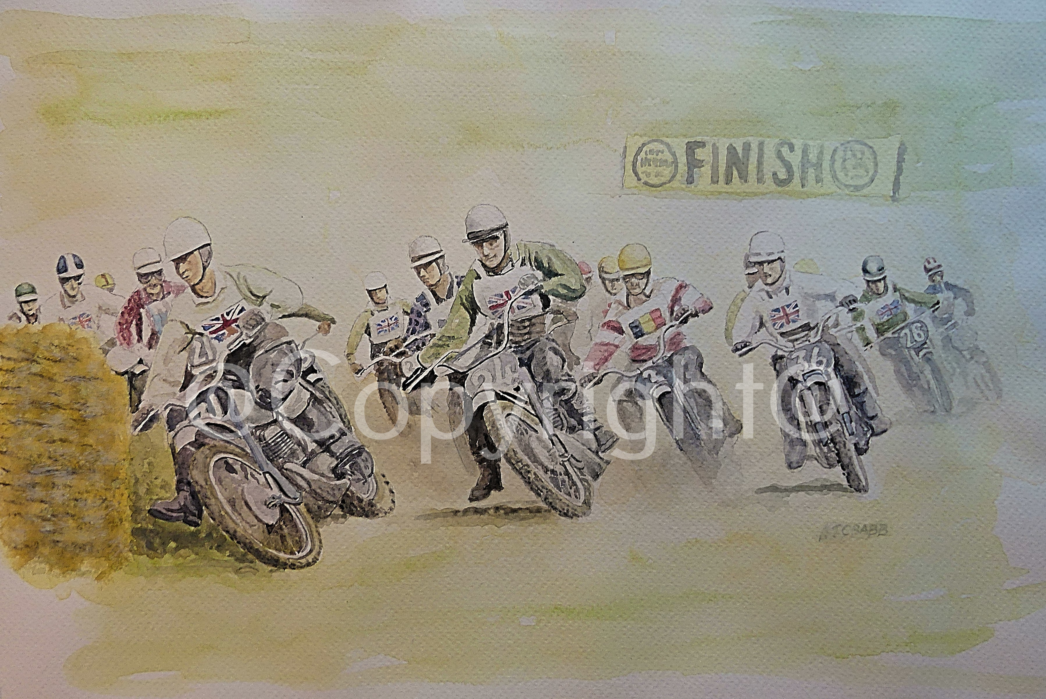 1960's 250cc  Motocross GP