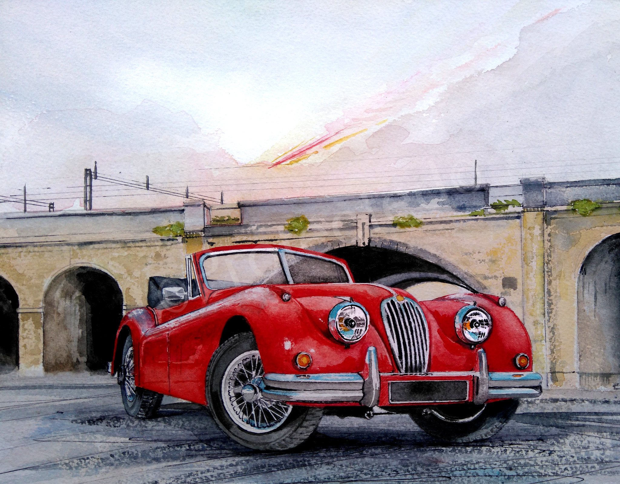 Jaguar XK 120.1950s-2