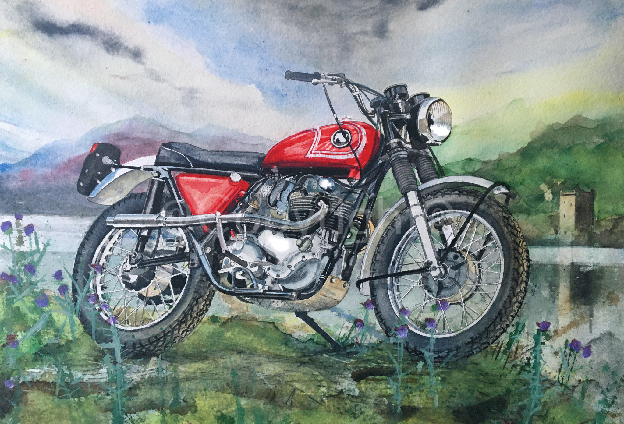 Norton P11 Red Scrambler