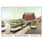 Blackpool North Pier Holiday Poster