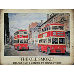 Belfast Trolley Bus Poster