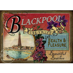Blackpool Victorian Holiday Poster