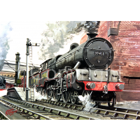 Steam Train L&Y 4-6-0 Leaving Preston
