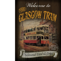 Scotland Glasgow Tram Pub