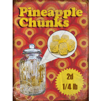 Pineapple Chunks  Traditional Sweet Shop