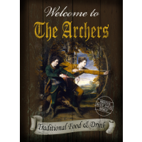 The Archers English Pub Sign