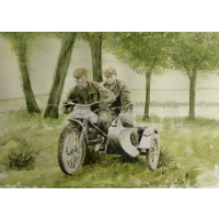 Langston &  Cooper Ariel Sidecar Trials