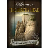 The Beachy Head  English Pub Sign