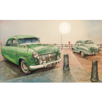 Vintage Cars On The Prom
