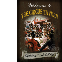 The Circus Tavern English Pub Sign