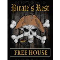 Pirates Rest Freehouse Pub Sign