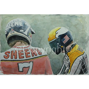 Barry Sheene & Kenny Roberts