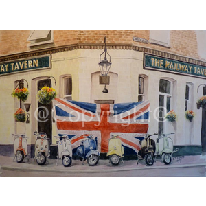 Mods Meet London Pub