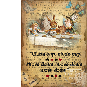 Alice In Wonderland  Clean Cup