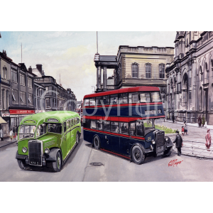 Accrington Town Centre Bus Scene