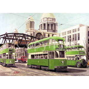Liverpool James St Bus &Tram Scene