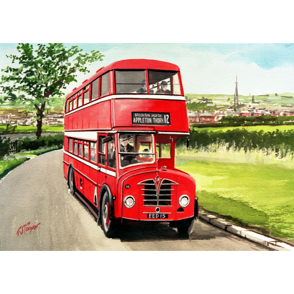 1948 Foden Bus No 12 Stockton Heath to Applethorn