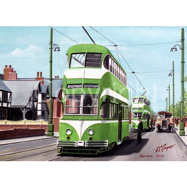 Blackpool Squires Gate Bus Scene