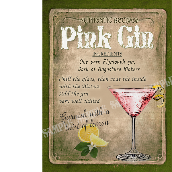 Pink Gin Cocktail | Pub Signs & Cocktails | Cocktail