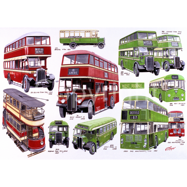 Yorkshire West Riding Bus Montage