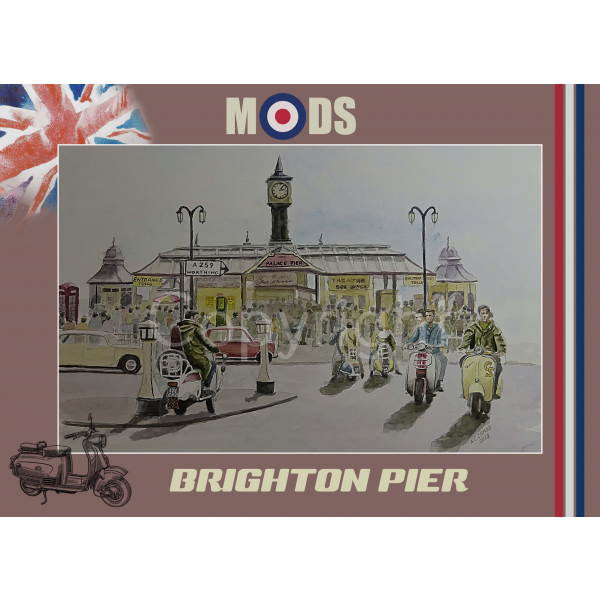 Mods Meet Brighton Pier