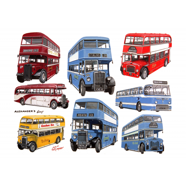 Alexandra Group Of Scotland Buses