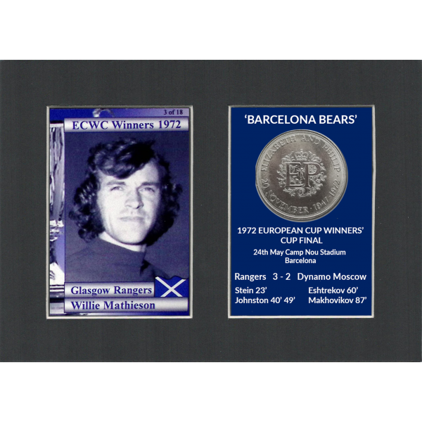 Rangers 1972 ECWC -Willie Mathieson