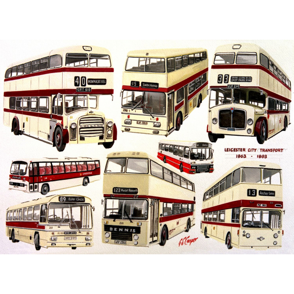 Leicester City Bus Transport 1963-1993