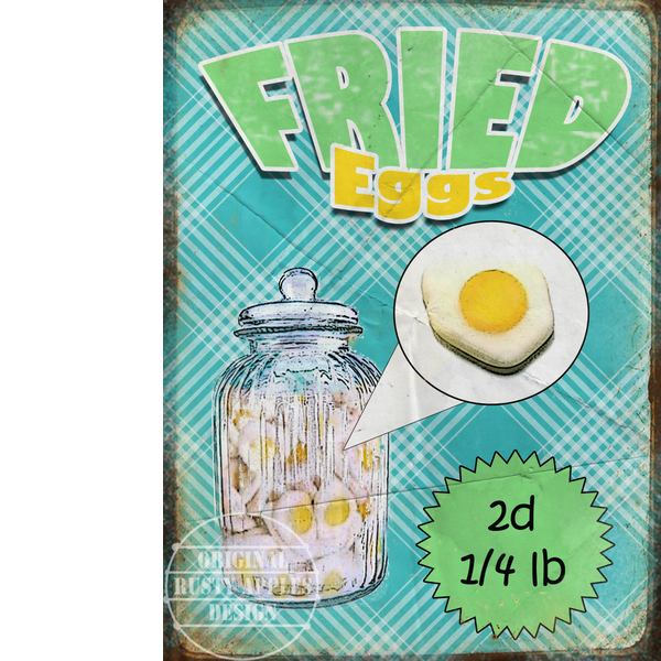 Fried Eggs Traditional Sweet Shop