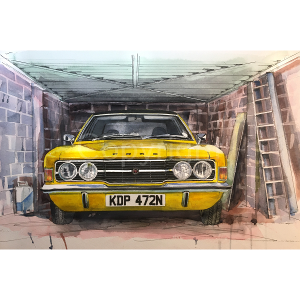 Ford Cortina MK3 Iconic Yellow