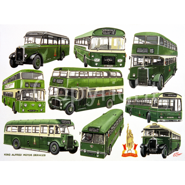 King Alfred Winchester  Bus Montage