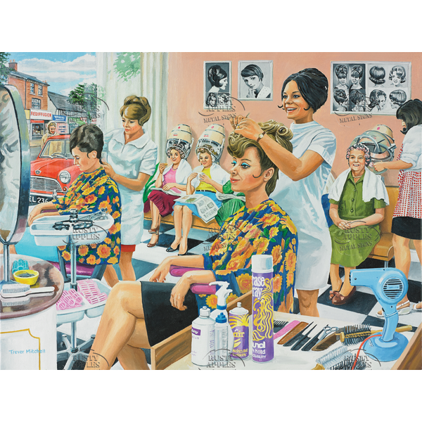 1970's Typical Day In The Hairdressers