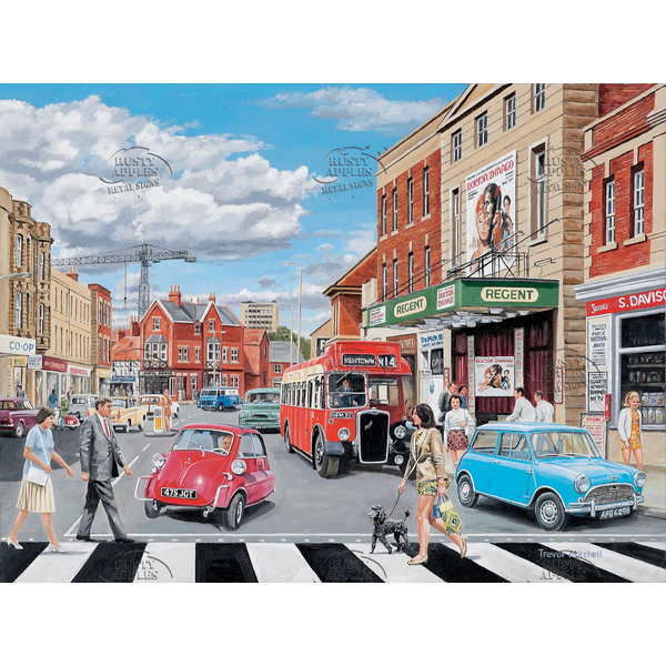 British Vintage 1960's High Street