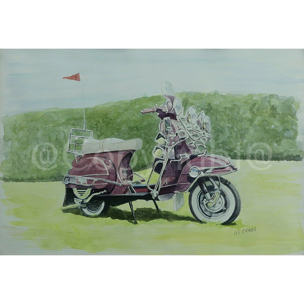 Mod Vespa Scooter