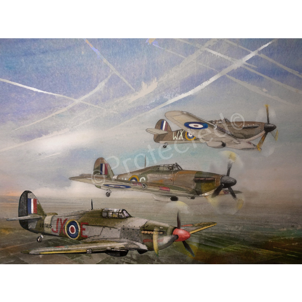 WW2 Hawker Hurricanes Group